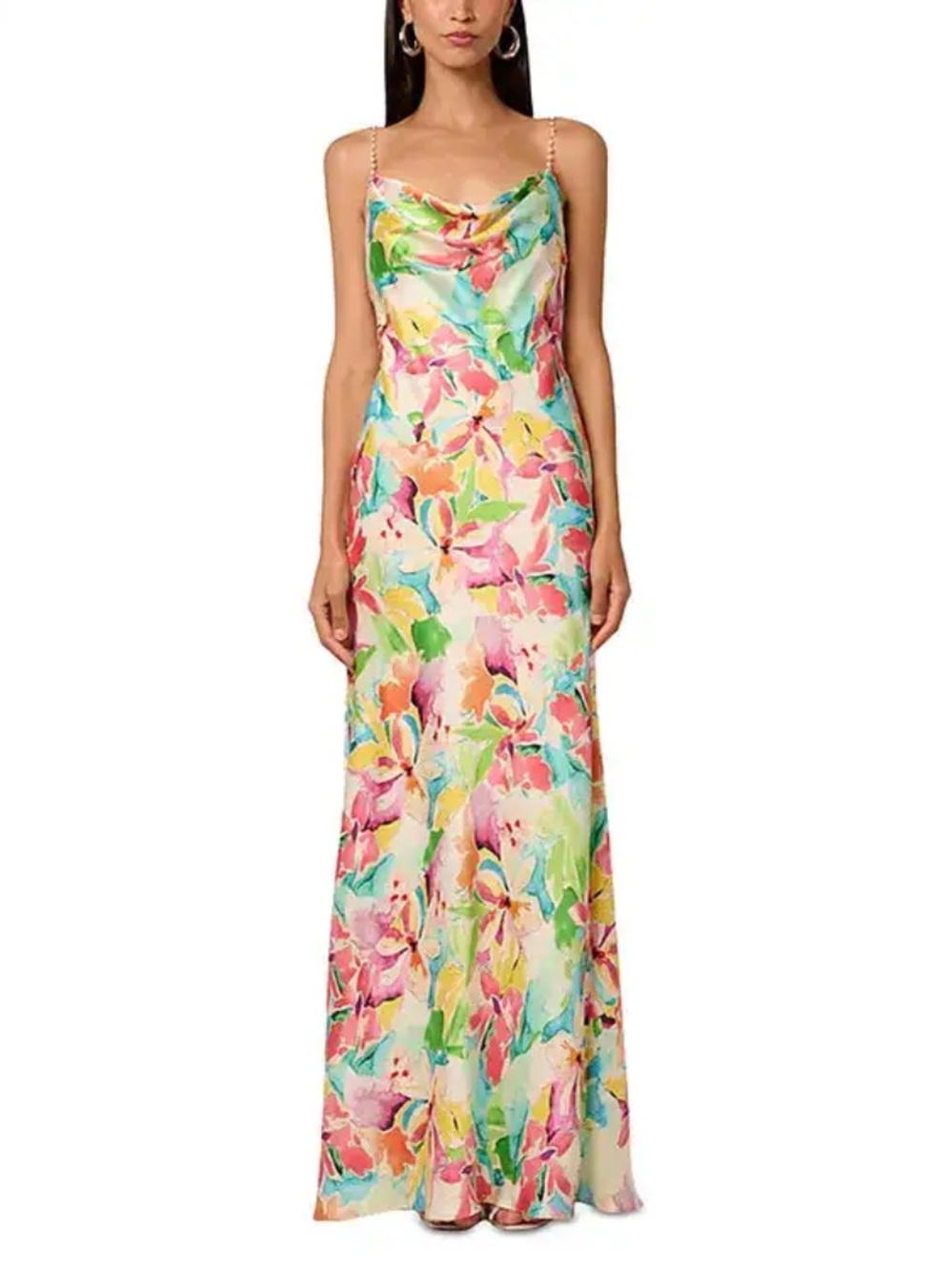 NWT Liv Foster Lola Sateen Long Dress